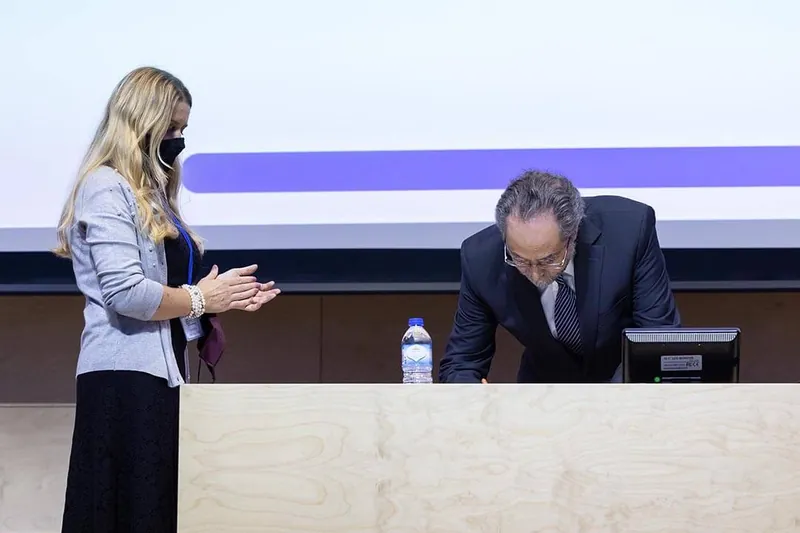 António Lopes durante a cerimónia de tomada de posse como Bastonário da Ordem dos Fisioterapeutas