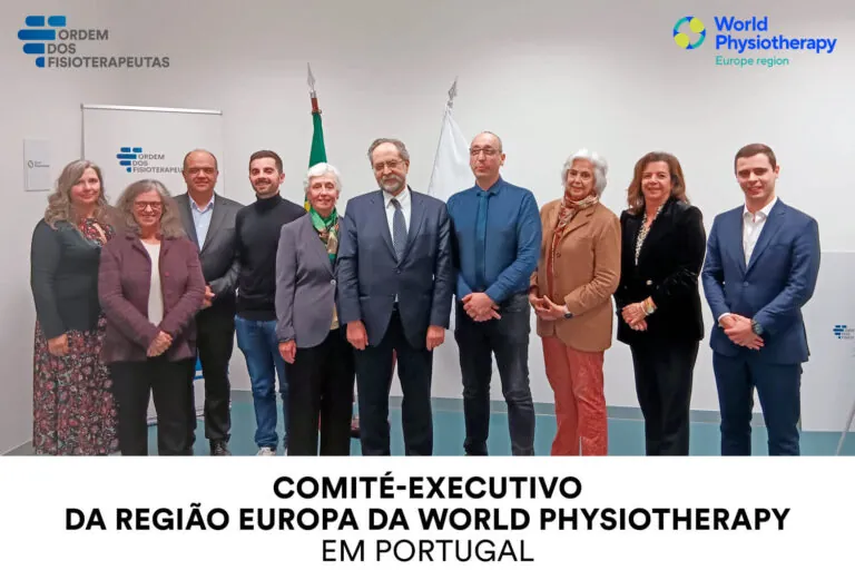 António Lopes recebendo o Comité Executivo da Região Europa da World Physiotherapy em Lisboa